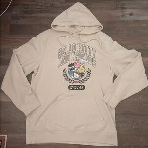 Hello Kitty Cream Graphic Hoodie